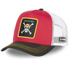 GORRA STRAW HAT PIRATES ROJA/BLANCA/NEG