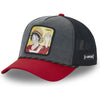 GORRA MONKEY D. LUFFY NEGRA/ROJA