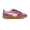 Zapatillas Puma Palermo en color rosa con logo blanco de mujer